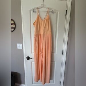 HALARA Apricot Sleeveless Jumpsuit